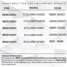 Alpha Auto Part Mercedes E Sınıf (W210-W211) Için Sunroof Perde Izgarası- Bej 2'li