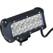 Techmaster 12 Ledli 36W Metal Kasalı Off Road Gündüz Farı Sis Farı Lambası