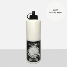 Cadence H-003 Eskimiş Beyaz Multısurface Hybrid Akrilik Boya Su Bazlı Yüksek Kapatma Özelliği 500 ml
