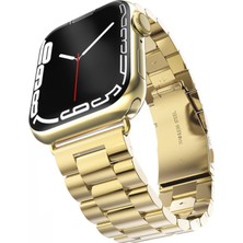 Voyo Apple Watch 3 4 5 6 7 8 Se 41MM 40MM 38MM Kordon Metal Kayış Hpy-04 Voyometal