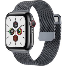 Voyo Apple Watch 3 4 5 6 7 8 Se 41MM 40MM 38MM Kordon Hasır Metal Kayış Hpy-01 Voyometal