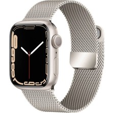 Voyo Apple Watch 3 4 5 6 7 8 Se 41MM 40MM 38MM Kordon Hasır Metal Kayış Hpy-01 Voyometal