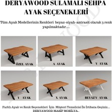 Deryawood Masif Ahşap Baum Sulamalı Sehpa 85*100*45CM