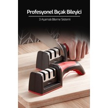 Morlimon 3 Açılı Profesyonel Bıçak Bileyici Elmas Seramik Tungsten Çelik El Bıçakları Bileme