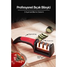 Morlimon 3 Açılı Profesyonel Bıçak Bileyici Elmas Seramik Tungsten Çelik El Bıçakları Bileme