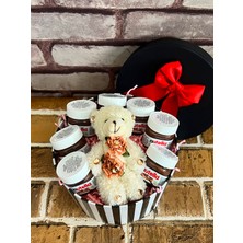Lenostra Sevgiliye Hediye Kutusu - Mini Ayıcık ve Bol Nutella
