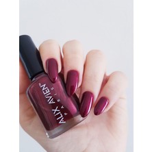 Alix Avien Sedefli Bordo Oje 33 - Yüksek Pigmentli Uzun Süreli Kalıcılık Hızlı Kuruma - Nail Lacquer 33