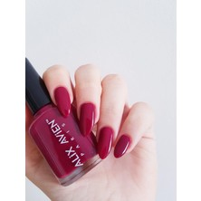 Alix Avien Bordo Oje 21  - Yüksek Pigmentli Uzun Süreli Kalıcılık Hızlı Kuruma - Nail Lacquer 21