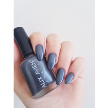 Alix Avien Sedefli Gri Oje 35 - Yüksek Pigmentli Uzun Süreli Kalıcılık Hızlı Kuruma - Nail Lacquer 35