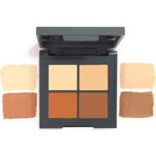 Alix Avien 4'lü Krem Kontür Paleti - Cream Contour Palette  Vanilia & Beige & Brown &mocha