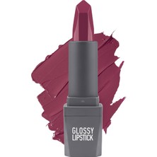 313 Too Rose Parlak Ruj - Nemlendirici Etkili Pürüzsüz Dudak Görünümü - Glossy Lipstick