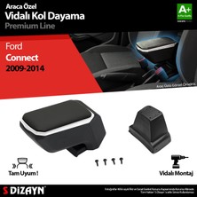S-Dizayn Ford Connect Kol Dayama Kolçak ABS Vidalı Gri 2009-2014 A+Kalite