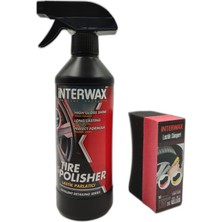 Interwax Lastik Parlatıcı 500 ml & Lastik Süngeri