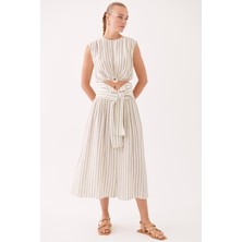 Perspective Mare Rahat Kalıp Ekru Deve Tüyü Renk Etek