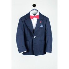 Doctor Junior 4-15 Yaş Erkek Çocuk Spor Örme Ceket Lacivert