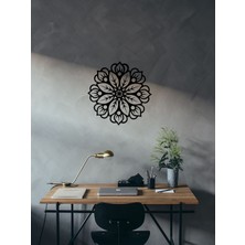 Leonarthil Design Mandala Çiçek Ahşap Tablo Mdf Duvar Dekorasyonu Lazer Kesim Mdf Duvar Tablo