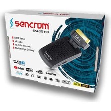 Sencrom Sm-30 Hd Scartlı ve HDMI Girişli Uydu Alıcısı