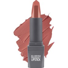 305 Rose Apricot Parlak Ruj - Nemlendirici Etkili Pürüzsüz Dudak Görünümü - Glossy Lipstick