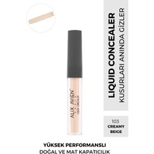 Alix Avien Likit Göz Altı Kapatıcısı - Açık Ten Soğuk Cilt Alt Tonu - Liquid Concealer 103 Creamy Beige