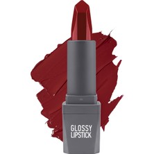 323 Ruby Red Parlak Ruj - Nemlendirici Etkili Pürüzsüz Dudak Görünümü - Glossy Lipstick