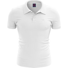 Raru Erkek Polo T-Shirt Pıus Beyaz