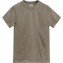 Raru Erkek %100 Pamuk T-Shirt Valerıan Gri