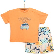 Tuffy Summer Camp Tshirt-Şort Erkek Bebek