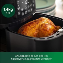 Philips Airfry 5000 Serisi Xxl Connected 7.5 Litre Fritöz Pişirme Tepsisi ve Izgara Plaka Hediyeli