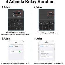 Microcase Tablet ve Telefonlar Için Bluetooth Klavye ve Mouse Set - AL3476