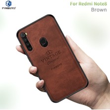 Pinwuyo Zun S Pc + Tpu + Redmi Note 8 Kahverengi Için Cilt Kılıfı (Yurt Dışından)