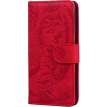 Yue Store Sony Xperia Ace Iıı Red Için Kaplan Deri Kılıf (Yurt Dışından)