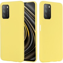 Yue Store Xiaomi Poco M3 Sıvı Silikon Kasa Sarı Için (Yurt Dışından)