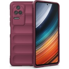 Yue Store Xiaomi Redmi K40S Şarap Kırmızı Için Tpu Telefon Kılıfı (Yurt Dışından)