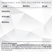 Alpha Auto Part Toyota, Honda Için Toz Klipsi- 5 Adet