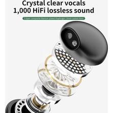 Yue Store K08 Wiress Bluetooth 5.0 Stereo Binaural Kulaklık Beyaz (Yurt Dışından)