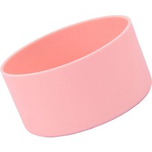 Shekel Şişeler Alt Kollu Kapak Silikon Boot Yüksekliği 4.5cm, Çap 9cm Dayanıklı Pembe (Yurt Dışından)