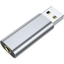 Shekel USB - 3,5 mm Audio Jack Adaptörü Harici Stereo Ses Kartı (Yurt Dışından)