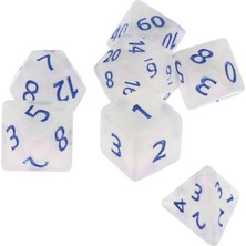 Shekel 7 / Set Plastik Dices Set D4-D20 Mtg Roleplaying Malzemeleri Için Die Die Zar Stil 7 (Yurt Dışından)