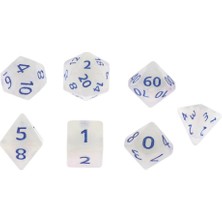 Shekel 7 / Set Plastik Dices Set D4-D20 Mtg Roleplaying Malzemeleri Için Die Die Zar Stil 7 (Yurt Dışından)