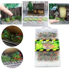 Shekel 1 Kutu Çiçek Küme Dıy Minyatür Çimen Peyzaj Demiryolu Dioramas Için Set 03 (Yurt Dışından)