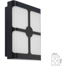 AC Aydınlatma 30W Sedna LED Armatür Siyah Kasa Beyaz Işık