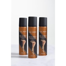 Bacak Fondöteni Medium Vücut Makyajı Bronzlaştırıcı Etki Sprey - Leg & Body Foundation Spray 75ml