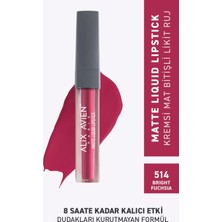 514 Bright Fuchsia Mat Bitişli Likit Ruj - 8 Saate Kadar Kalıcı Etki - Matte Liquid Lipstick