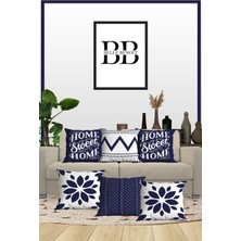 Belle Benoit 6'lı Çift Tarafı Dijital Baskılı Hediyelik, Dekoratif, Koltuk Yastık Kılıfı, Kırlent Kılıfı Seti