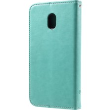 Cool-M Baskı Kelebek Çiçek Manyetik Cüzdan Pu Deri Stand Kapağı Samsung Galaxy J7 (2017) Ab / Asya Versiyonu - Canavar (Yurt Dışından)