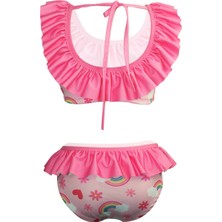 Rs Ramuni Fırfırlı Bikini Gökkuşagı