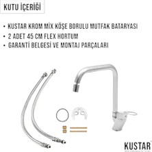 Kustar Lexus Krom Aç Kapa Mutfak Evye Bataryası