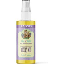 Badger Balm Belly Oil 118 ml Hamilelik Öncesi ve Sonrası İçin Karın Çevresi Nemlendirici Yağ