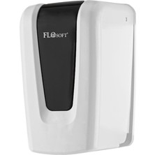 Flosoft Hazneli Sıvı Sabunluk - Sıvı Sabun Dispenseri - Sıvı Sabun Aparatı - 650 Ml. - Beyaz