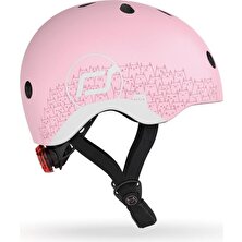 ToysAll Scoot And Ride Helmet Reflective Bebek Kaskı Xxs-S Pembe 181206-96496